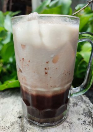 Foto resep Es susu chocolatos