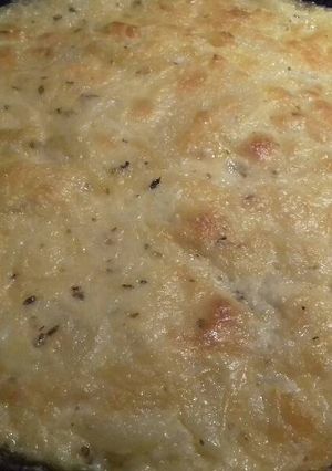 Una foto de Papas a la crema