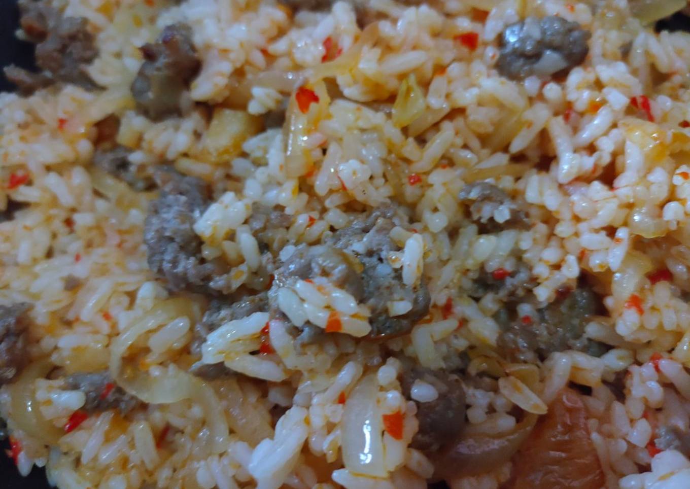 Beef fried rice