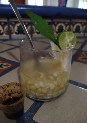 Una foto de Esquites fácil