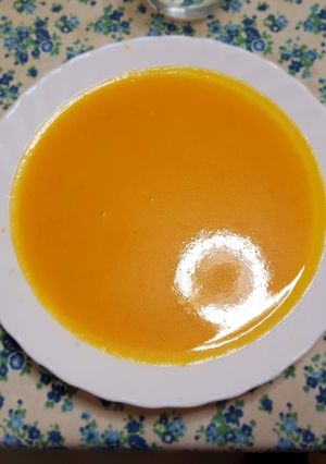 Una foto de Crema de calabaza
