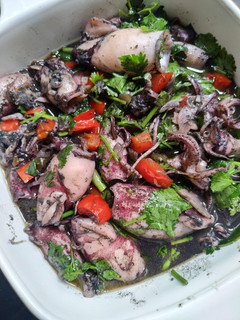 Foto resep Cumi hitam daun ketumbar