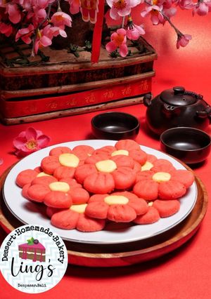 Foto resep Red blossom cookies🍪