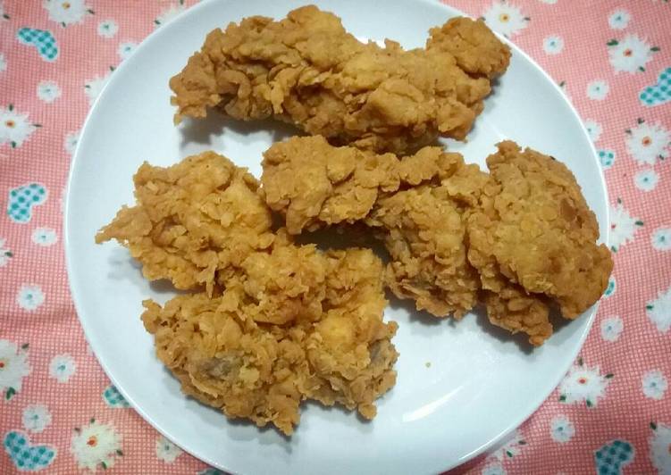 Cara Gampang Membuat Ayam Goreng Crispy, Sempurna
