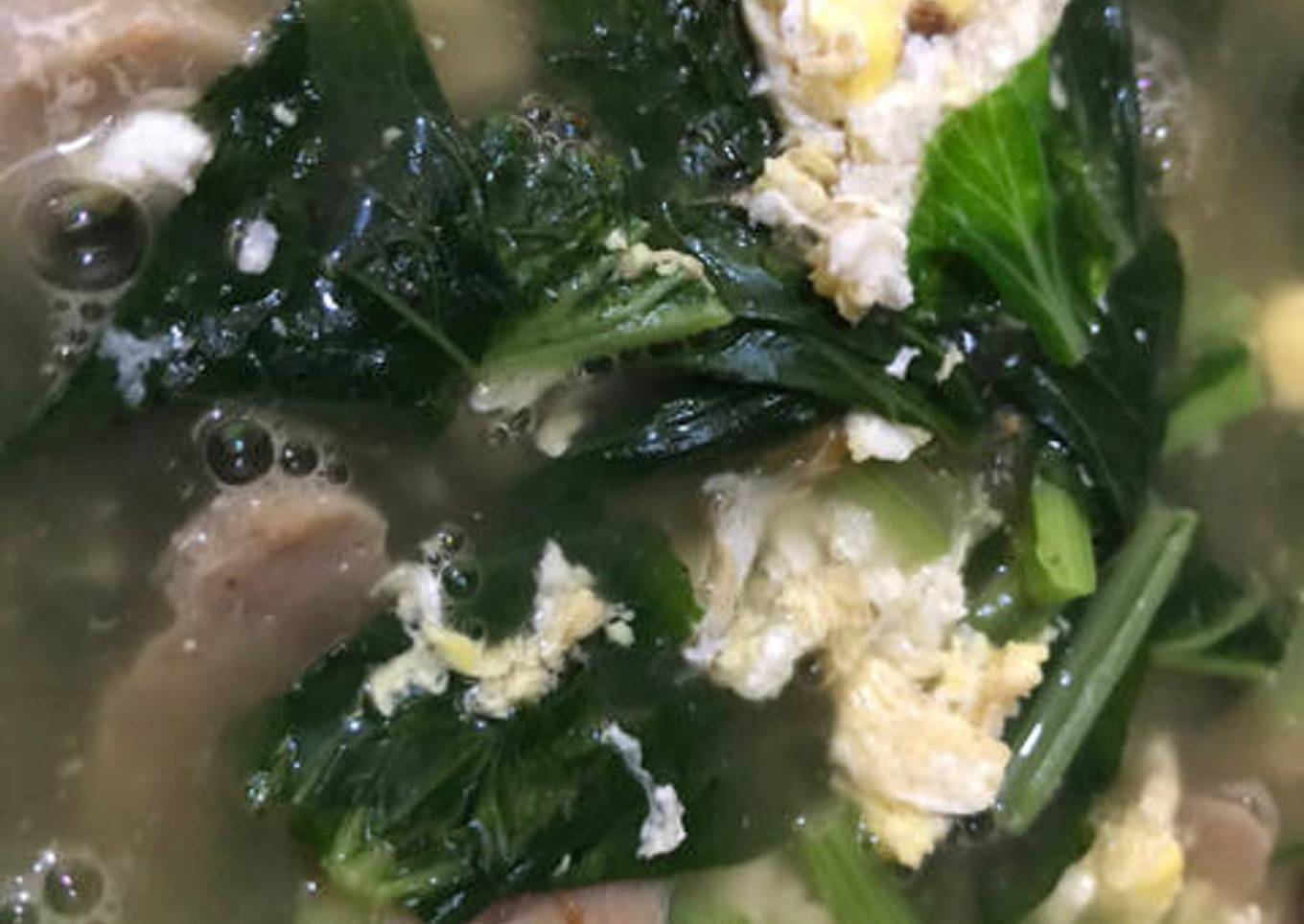 [83] Tumis Caisim Telur Baso