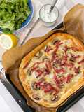 Tarte de batata e mozzarella