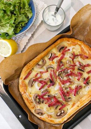 Foto de Tarte de batata e mozzarella