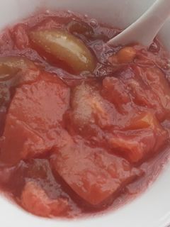 عکسی از دستور ترشک میوه