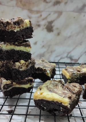 Foto resep Brownies Panggang cream cheese