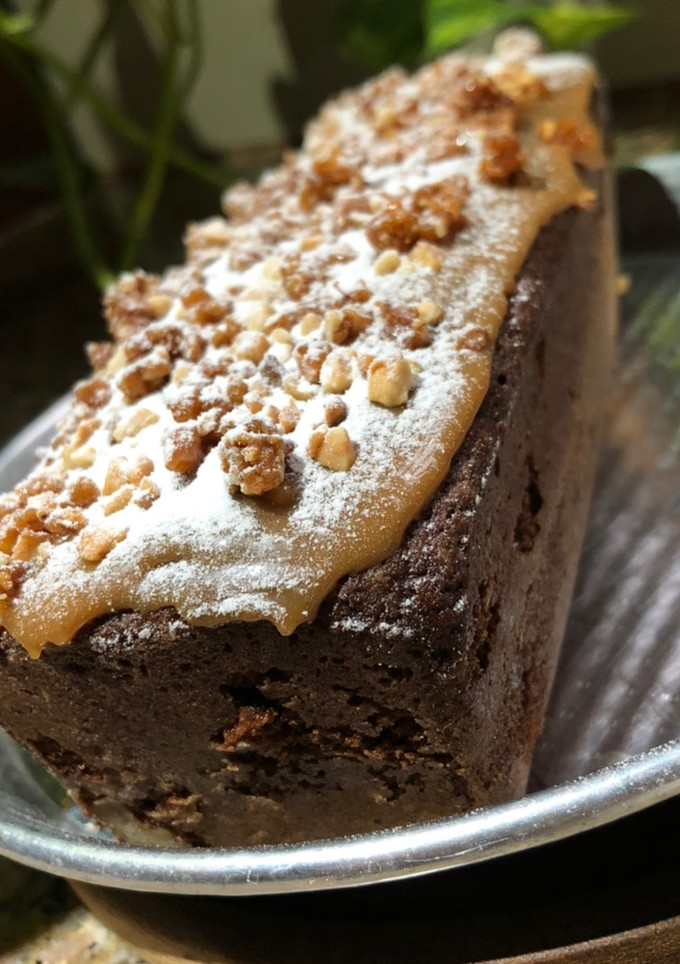 Una foto de Budín de chocolate y nueces