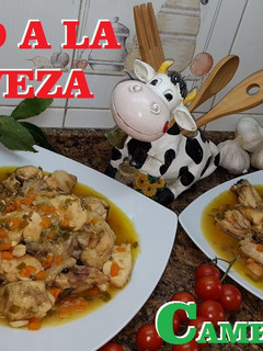 Una foto de Pollo guisado a la cerveza