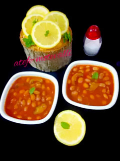 عکسی از دستور خوراک لوبیا چیتی و قارچ