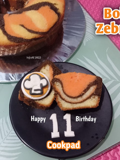 Foto resep Bolu Zebra