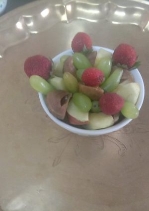 A picture of Fruits salad.