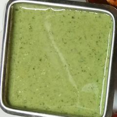 A picture of Mint coriander dip.