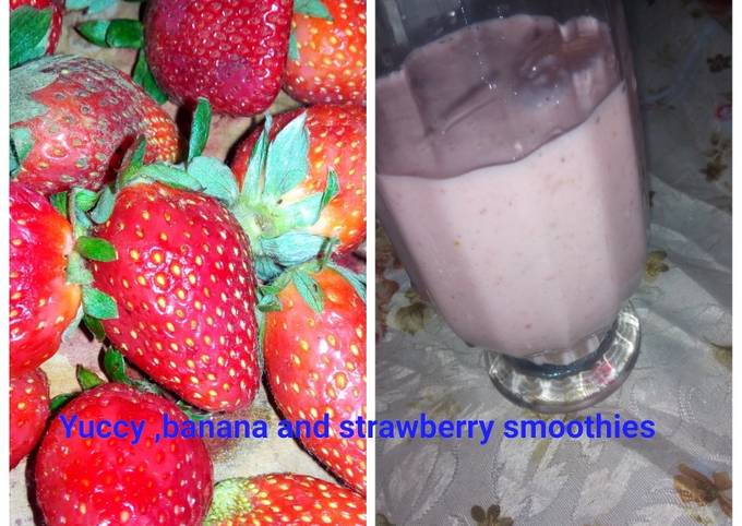 Step-by-Step Guide to Make Jamie Oliver Strawberry and banana smothie