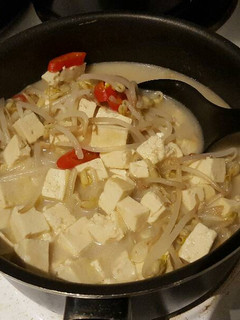 Foto resep Sayur Tahu Toge Santan Sederhana