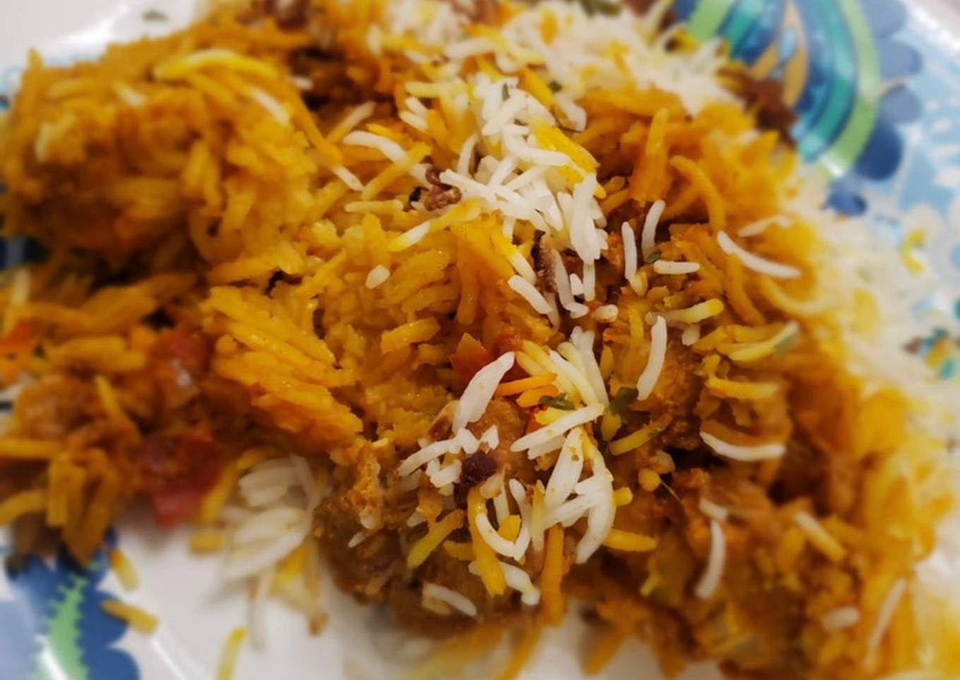Chicken 65 biryani