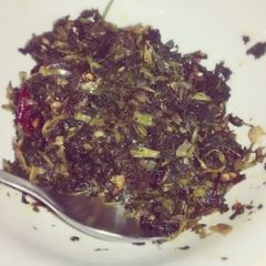 A picture of Water Spinach/Kolmir Saak Fry.