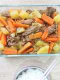 Nikujaga. Semur daging kentang jepang