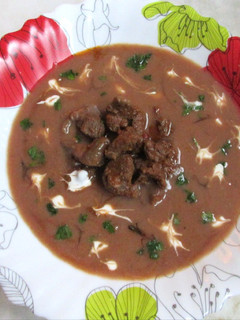 Gesztenyés húsleves recept fotója