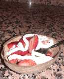 Fresas con nata