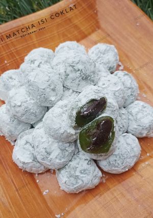 Foto resep Mochi Matcha Isi Coklat