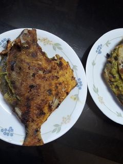 फिश फ्राय - चटणी भरलेलं पापलेट (fish fry recipe in marathi) रेसिपी चे मुख्य फोटो