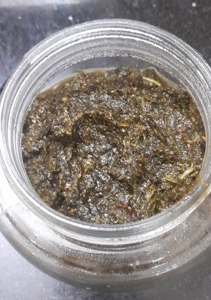 A picture of Gongura pickle.