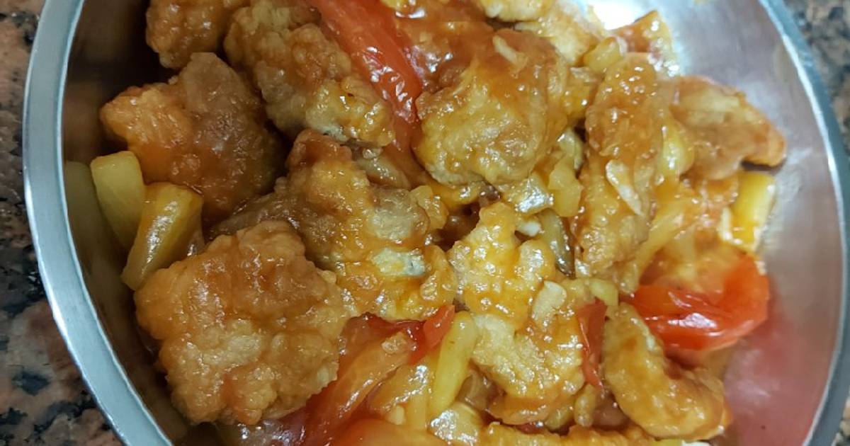Resep Ayam fillet asam manis oleh 𝕽𝖍𝖊𝖎𝖎𝖓𝖍𝖆 - Cookpad