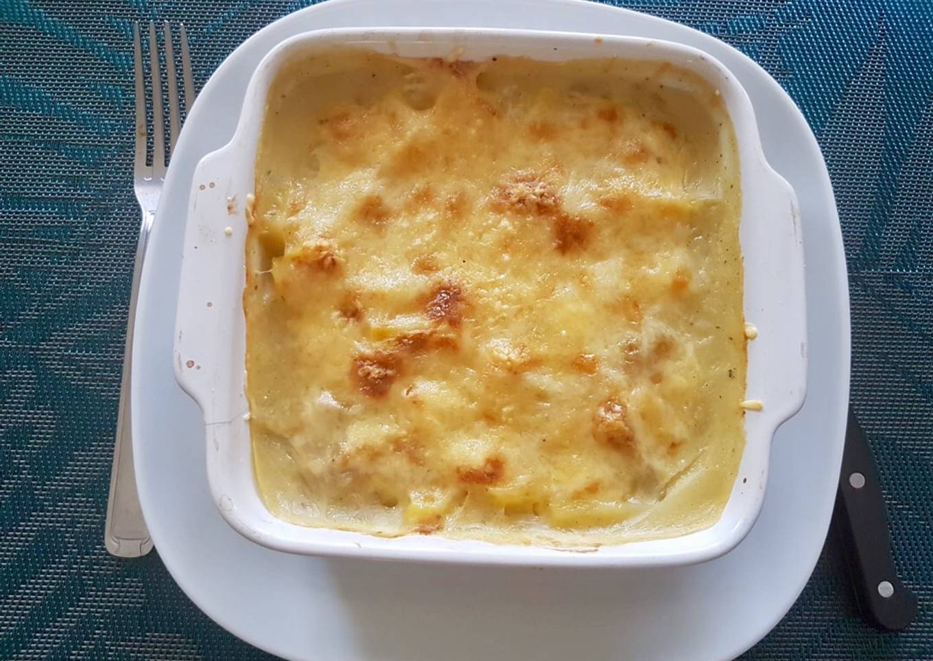 Gratin cardons pommes de terre