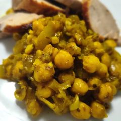 A picture of Guyanese Chick Peas.