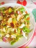 Insalata mista con pollo e limone (ricetta light)