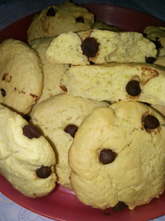Una foto de Galletas con chips de chocolate libres de lácteos