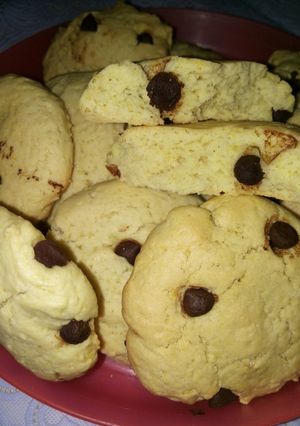 Una foto de Galletas con chips de chocolate libres de lácteos