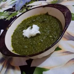 A picture of Sarson ka saag.
