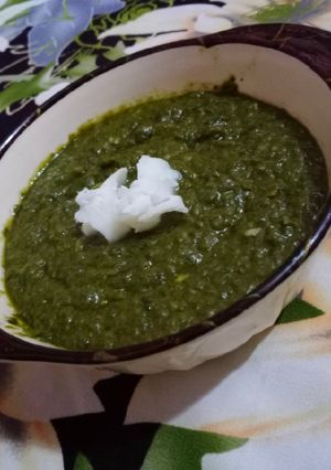 A picture of Sarson ka saag.