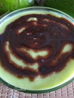 Foto resep Pure Alpukat Topping Susu Coklat