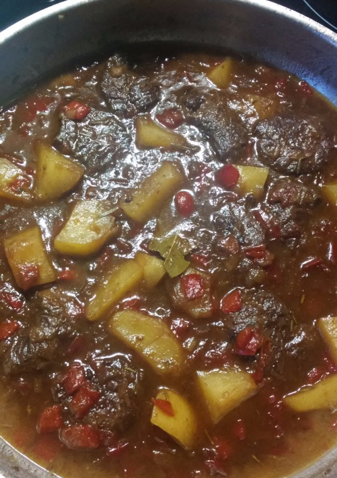 Una foto de Carrilleras de cerdo guisadas con Pedro Ximénez