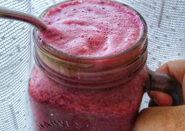 Recipe of Any-night-of-the-week Pear Apple and Pitaya Juice