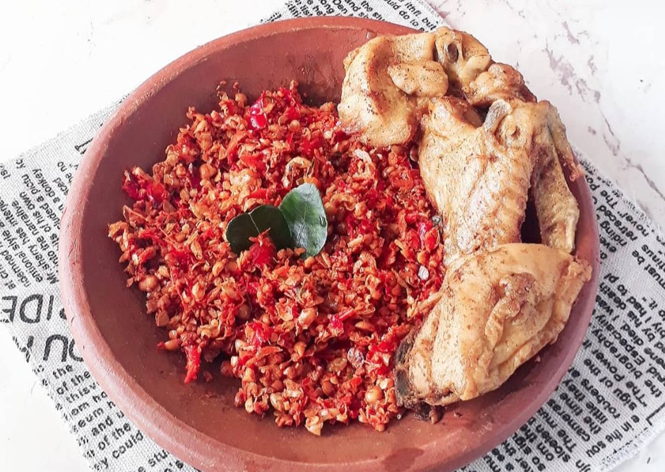 Sambal Gepeng Khas Yogya