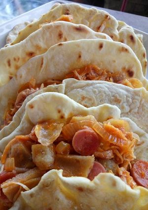 Foto resep Taco ayam sosis simple
