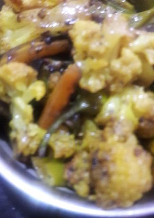 A picture of Cauliflower fry.