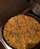 Tortilla vegetariana (con comida que tenía)
