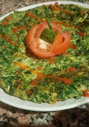 صورة لوصفة طورطية السبانخ 🥬🥬