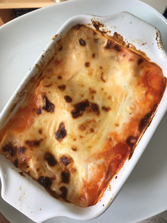 Una foto de Lasaña vegetariana de berenjena