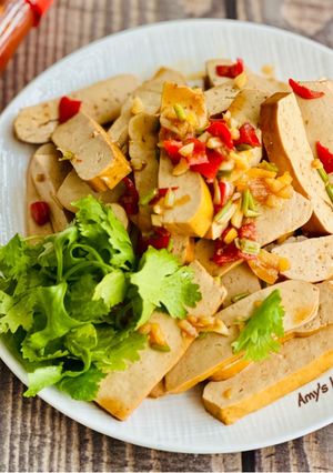涼拌豆干 的食譜成品照片