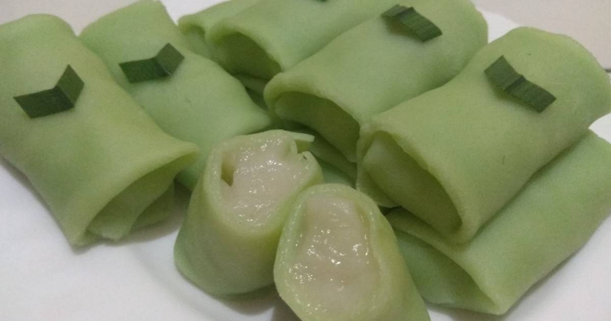 Resep Dadar Gulung Isi Vla Susu Oleh 🌹dapoer Nenk 🌹 Cookpad