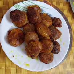 Baby potato and cornflour fry A picture of Baby potato and cornflour fry.