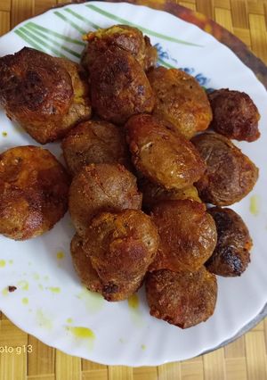 A picture of Baby potato and cornflour fry.